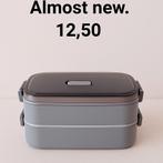 Moderne 2-laagse lunchbox / tiffinbox – Bijna nieuw – €12,50, Ophalen of Verzenden, Zo goed als nieuw