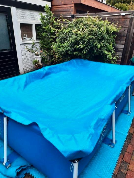 Intex zwembad 260x160 met heel veel toebehoren, Tuin en Terras, Zwembaden, Zo goed als nieuw, Opzetzwembad, Minder dan 80 cm, 200 tot 300 cm