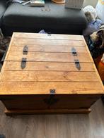 Kist houten salontafel, Huis en Inrichting, Woonaccessoires | Kisten, Ophalen, Gebruikt, 50 tot 100 cm, 75 tot 100 cm