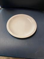 Plat bord 24 cm, Huis en Inrichting, Woonaccessoires | Dienbladen, Ophalen, Zo goed als nieuw, Rond, Overige materialen