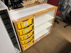 Schoolkast knutselkast vakkenkast schilte, Gebruikt, 100 tot 150 cm, 5 laden of meer, 100 tot 150 cm