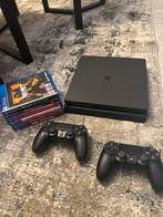 Playstation 4 met 2 controllers en 6 games, Spelcomputers en Games, Spelcomputers | Sony PlayStation 4, Met 2 controllers, Ophalen of Verzenden