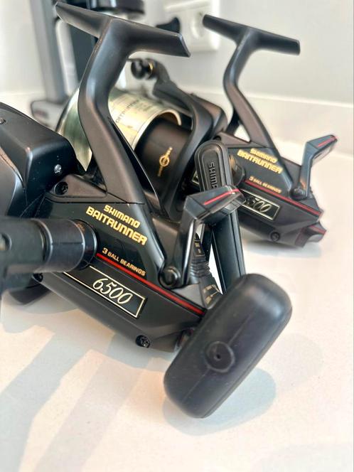 Shimano 6500b baitrunner, delkim, fox, daiwa, solar, Watersport en Boten, Hengelsport | Karpervissen, Zo goed als nieuw, Molen