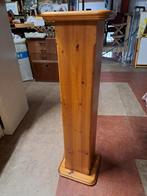 Grenen hout pilaar/zuil. 80 cm hoog, 25 x 25 bovenzijde, Ophalen, Zo goed als nieuw