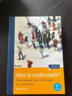 Wat is onderzoeken - studieboek, Ophalen, Alpha, Zo goed als nieuw, HBO