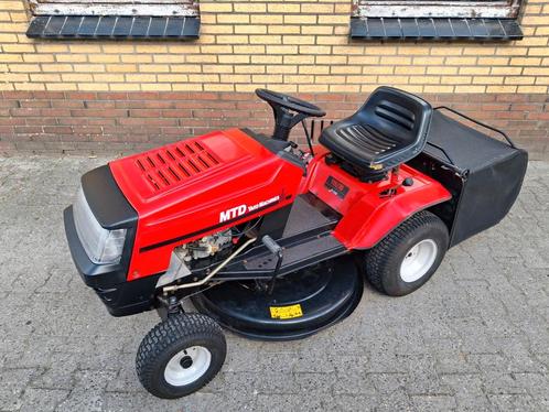 Zeer nette en goed onderhouden MTD zitmaaier, Tuin en Terras, Grasmaaiers, Zo goed als nieuw, Opvangzak, Ophalen
