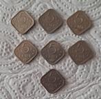 TE KOOP! 7 Munten 5c van Nederlandse Antillen uit 1980!, Ophalen of Verzenden, Koningin Juliana, 5 cent, Setje
