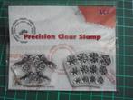 clear stamps kerst randjes, Hobby en Vrije tijd, Stempelen, Nieuw, Clearstamp, Ophalen of Verzenden