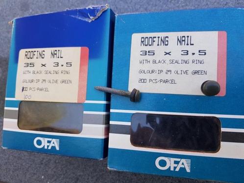 300 stuks Roofing nail / dak nagels, Doe-het-zelf en Verbouw, Dakpannen en Dakbedekking, Nieuw, Overige typen, Metaal, Overige kleuren