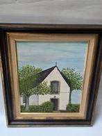 Antiek grote schilderij, Antiek en Kunst, Kunst | Schilderijen | Klassiek, Ophalen of Verzenden
