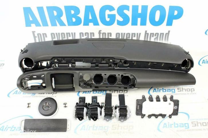 Airbag set Dashboard HUD met structuur Mercedes W177, Auto-onderdelen, Dashboard en Schakelaars, Gebruikt, Ophalen of Verzenden