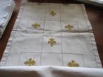 Tafelloper+12 servetten., Ophalen of Verzenden, Zo goed als nieuw, Wit, Tafelkleed of Tafelzeil
