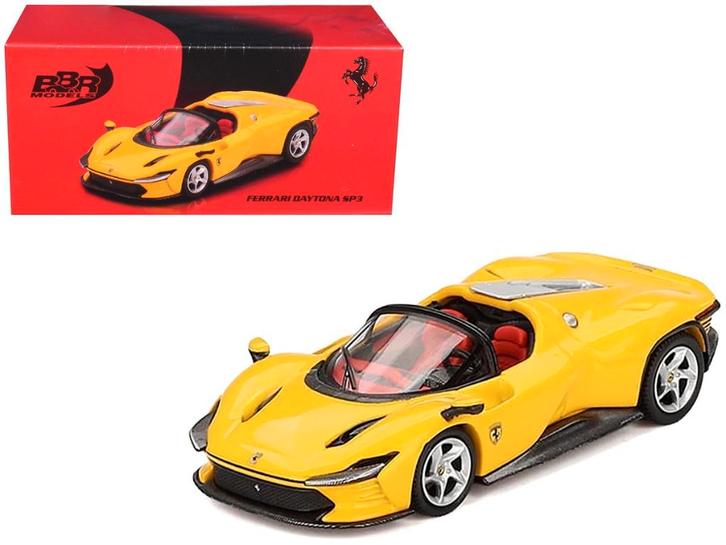 BBR 1:64 Ferrari Daytona SP3 Giallo Modena Yellow 2024, Hobby en Vrije tijd, Modelauto's | Overige schalen, Nieuw, Auto, Ophalen of Verzenden