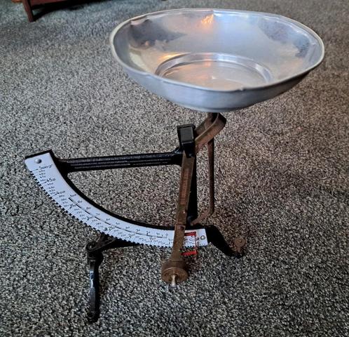 antieke brievenweegschaal Concav van Maul, 28 cm hoog, Antiek en Kunst, Antiek | Kantoor en Zakelijk, Ophalen
