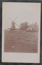 onbekende fotokaart met molen, Verzamelen, Ansichtkaarten | Nederland, Noord-Holland, Ongelopen, Ophalen of Verzenden, Voor 1920