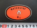 sticker H2 waterstof brandbaar ontvlambaar, Ophalen, Zo goed als nieuw