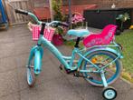 Loekie meisjes fiets blauw 16 inch, Fietsen en Brommers, Fietsen | Meisjes, Ophalen, Zo goed als nieuw