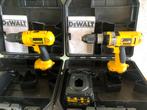 KOOPJE! 2 DeWalt klopboor/schroevendraaier machine 12V 2.0Ah, Doe-het-zelf en Verbouw, Gereedschap | Boormachines, Gebruikt, Ophalen of Verzenden
