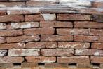 Antieke bruine rijnformaat stenen Rijntjes ca 17-19 x4, Doe-het-zelf en Verbouw, Ophalen of Verzenden, Gebruikt, Bakstenen