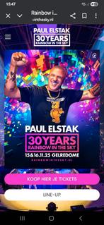 4 kaartjes dj paul elstak, Tickets en Kaartjes, Evenementen en Festivals, Drie personen of meer