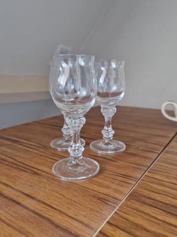 Vintage Likeurglaasjes Set van 3 beschikbaar voor biedingen