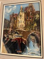 Schilderij Amsterdam van Jan Kelderman, Ophalen