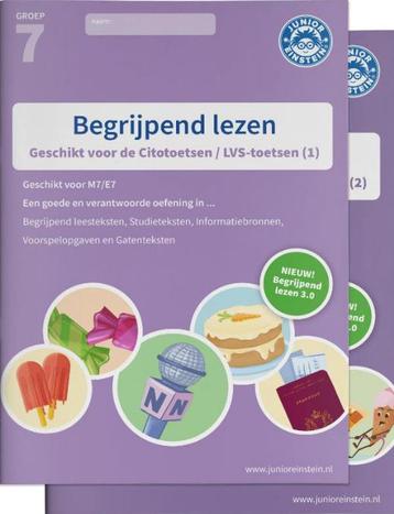 Junior Einstein groep 7 - Begrijpend lezen deel 1 en 2 beschikbaar voor biedingen