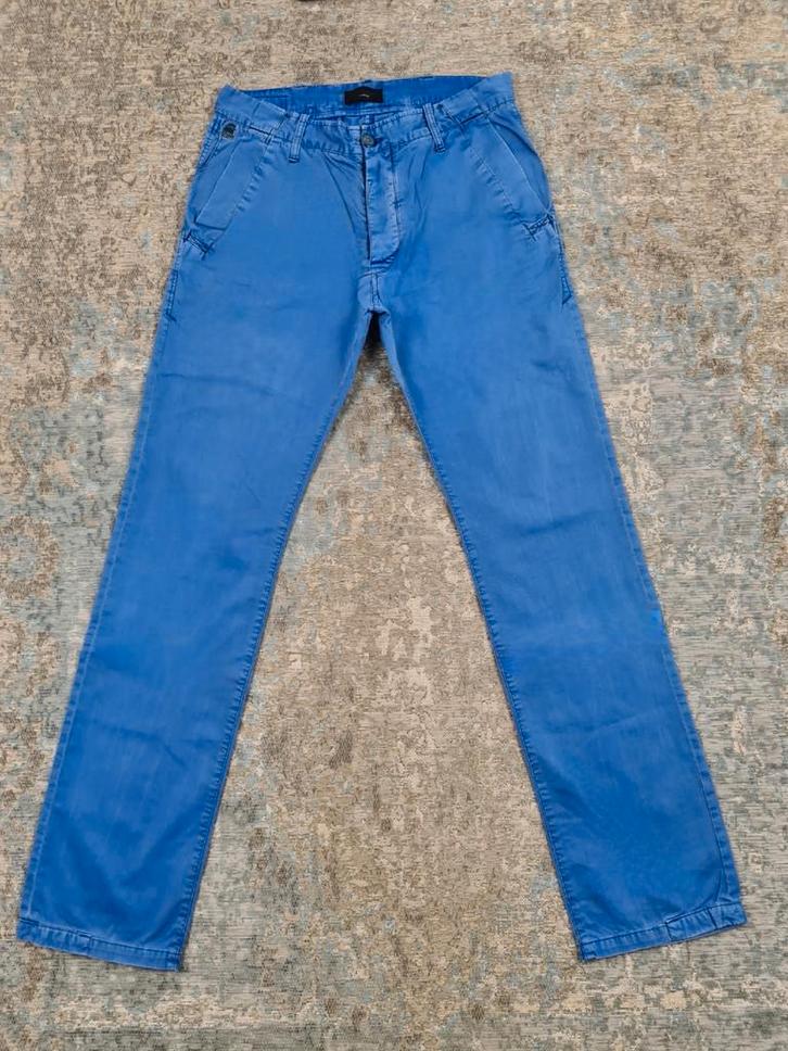 G-Star New Bronson W32 L34 Tapered 100% katoen Bronno3234, Kleding | Heren, Broeken en Pantalons, Zo goed als nieuw, Maat 48/50 (M)