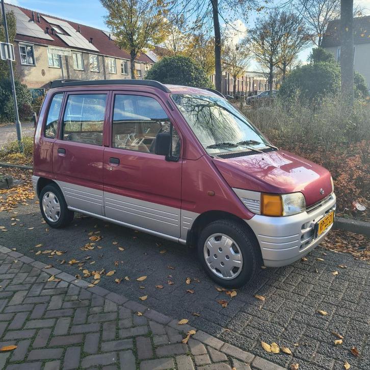 Daihatsu Move 0.8 1997 Rood, Auto's, Daihatsu, Bedrijf, Move, Benzine, Euro 2, Hatchback, Handgeschakeld, Origineel Nederlands