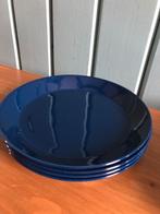 8 Iittala vintage blauw borden,Teema, design, Kaj Franck, Huis en Inrichting, Keuken | Servies, Ophalen of Verzenden, Zo goed als nieuw