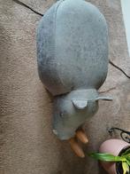 Voetenbank nijlpaard, Ophalen, Zo goed als nieuw, Pop, Beeldje of Miniatuur