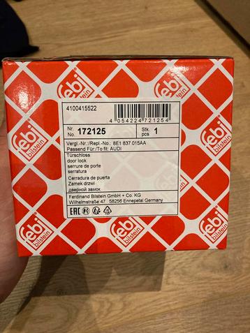 Febi Bilstein Portierslot Links Voor - 8E1 837 015AA beschikbaar voor biedingen