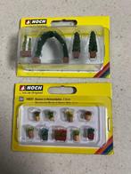 Noch ho 14022+14031 rozenstruiken+bloemen zie omschrijving, Hobby en Vrije tijd, Modeltreinen | H0, Overige merken, Natuur, Gelijkstroom of Wisselstroom