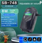 Silent Aquarium Oxygen Air Pump Adjustable 8W, Ophalen of Verzenden, Zo goed als nieuw, Overige typen