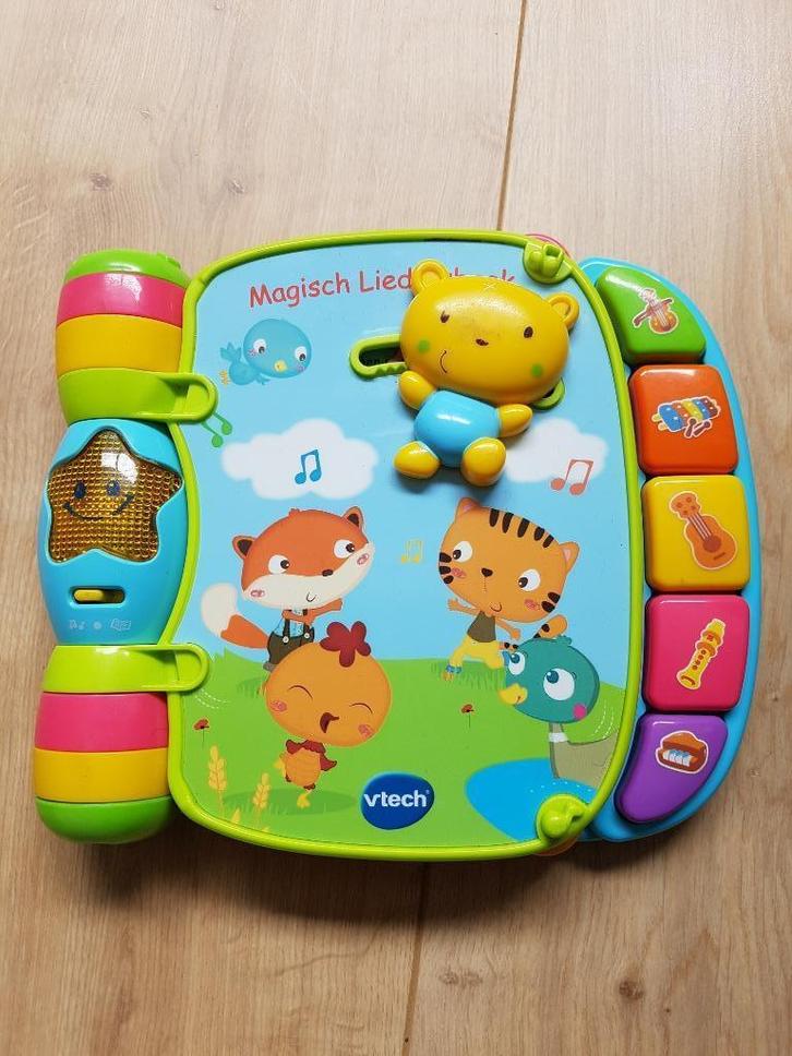 Vtech Magisch liedjesboek., Kinderen en Baby's, Speelgoed | Vtech, Zo goed als nieuw, 6 maanden tot 2 jaar, Ophalen of Verzenden