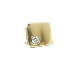 Gouden Heren Pink Ring 0.5 ct Briljant Geslepen Diamant, 18 tot 19, Heer, Onbekend, Ophalen of Verzenden