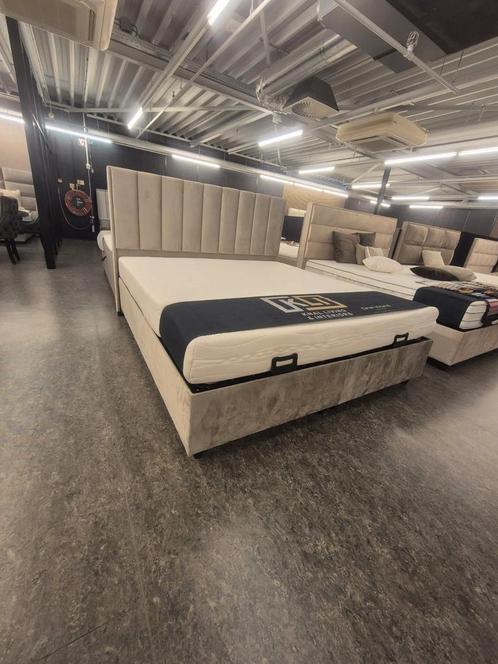 Boxspring Alle 2 Persoons maten zelfde prijs opbergruimte, Huis en Inrichting, Slaapkamer | Boxsprings, Nieuw, 160 cm, 200 cm