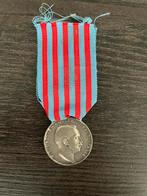 Italiaanse Libië campagne medaille Libia, Ophalen of Verzenden, Landmacht, Overige gebieden, Lintje, Medaille of Wings