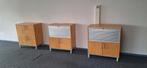 3 kantoor kastjes, Huis en Inrichting, Kasten | Roldeurkasten en Archiefkasten, Ophalen, 50 tot 100 cm, Zo goed als nieuw, Met slot