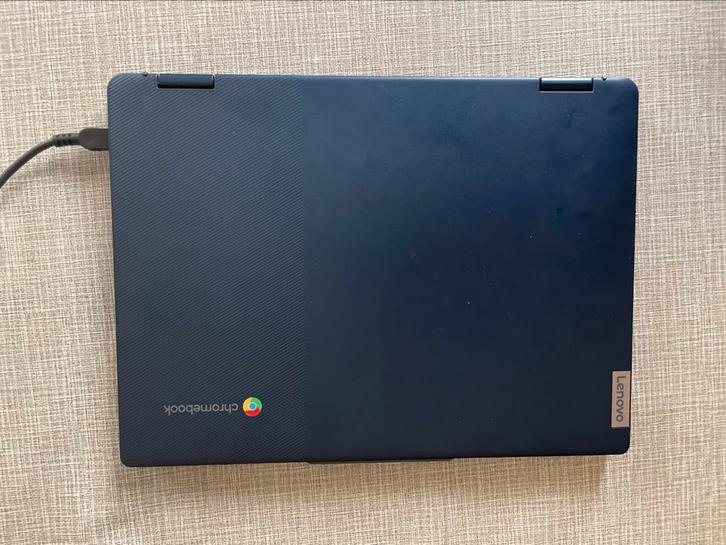Mooie blauwe chromebook met touchscreen, Computers en Software, Chromebooks, Zo goed als nieuw, 13 inch, 8 GB, 128 GB, Qwerty