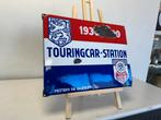 Emaille Reclamebord Touringcar-Station 1930s, Ophalen