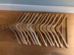 Kledinghangers hout x14, Ophalen, Zo goed als nieuw, Hout