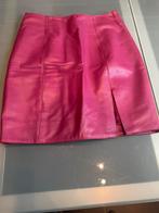 Sexy echt leren roze rok, Ophalen of Verzenden, Zo goed als nieuw, Roze, Maat 36 (S)