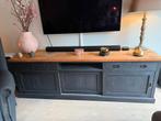 Massief houten tv kast, Huis en Inrichting, Ophalen, Gebruikt, Eikenhout, 200 cm of meer