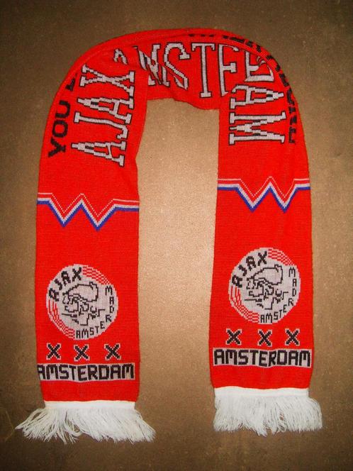 AJAX Sjaal AFC Ajax Amsterdam, Verzamelen, Sportartikelen en Voetbal, Zo goed als nieuw, Vaantje of Sjaal, Ajax, Ophalen of Verzenden