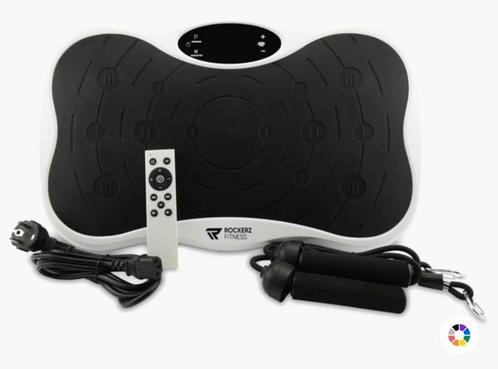 Nieuwe trilplaat met Bluetooth en weerstandsbanden, Sport en Fitness, Fitnessapparatuur, Nieuw, Trilplaat, Benen, Buik, Rug, Kunststof