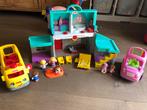 Little people huis, auto en bus, Kinderen en Baby's, Speelgoed | Fisher-Price, Gebruikt, Auto of Voertuig, Ophalen