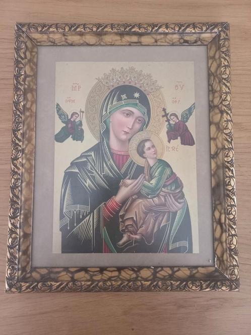 Maria met Jezus schilderij, Verzamelen, Religie, Gebruikt, Ophalen of Verzenden