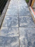 Indische Basalt 80x80x3cm gebruikt, Tuin en Terras, Tegels en Klinkers, Ophalen, Gebruikt, Terrastegels, Natuursteen