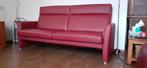 Bankstel + Fauteuil 3 + 1 zits Dublin leer Toledo red ZGAN !, Huis en Inrichting, Banken | Bankstellen, Ophalen, Driepersoons